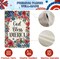 God Bless America Garden Flag 12.5 x 18 – Rustic Burlap Patriotic Floral Decor – Double Sided Summer Yard Flag for 4th of July & Memorial Day